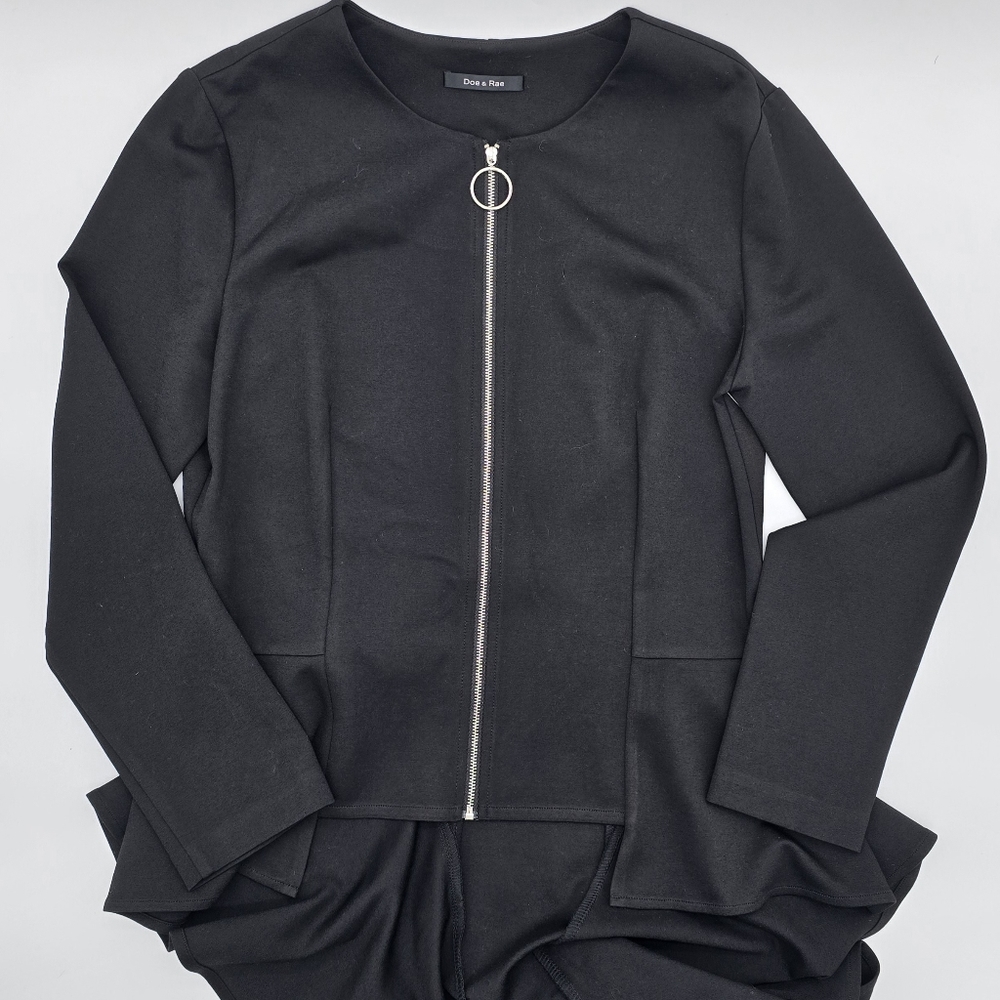 Zip up jacket with tail